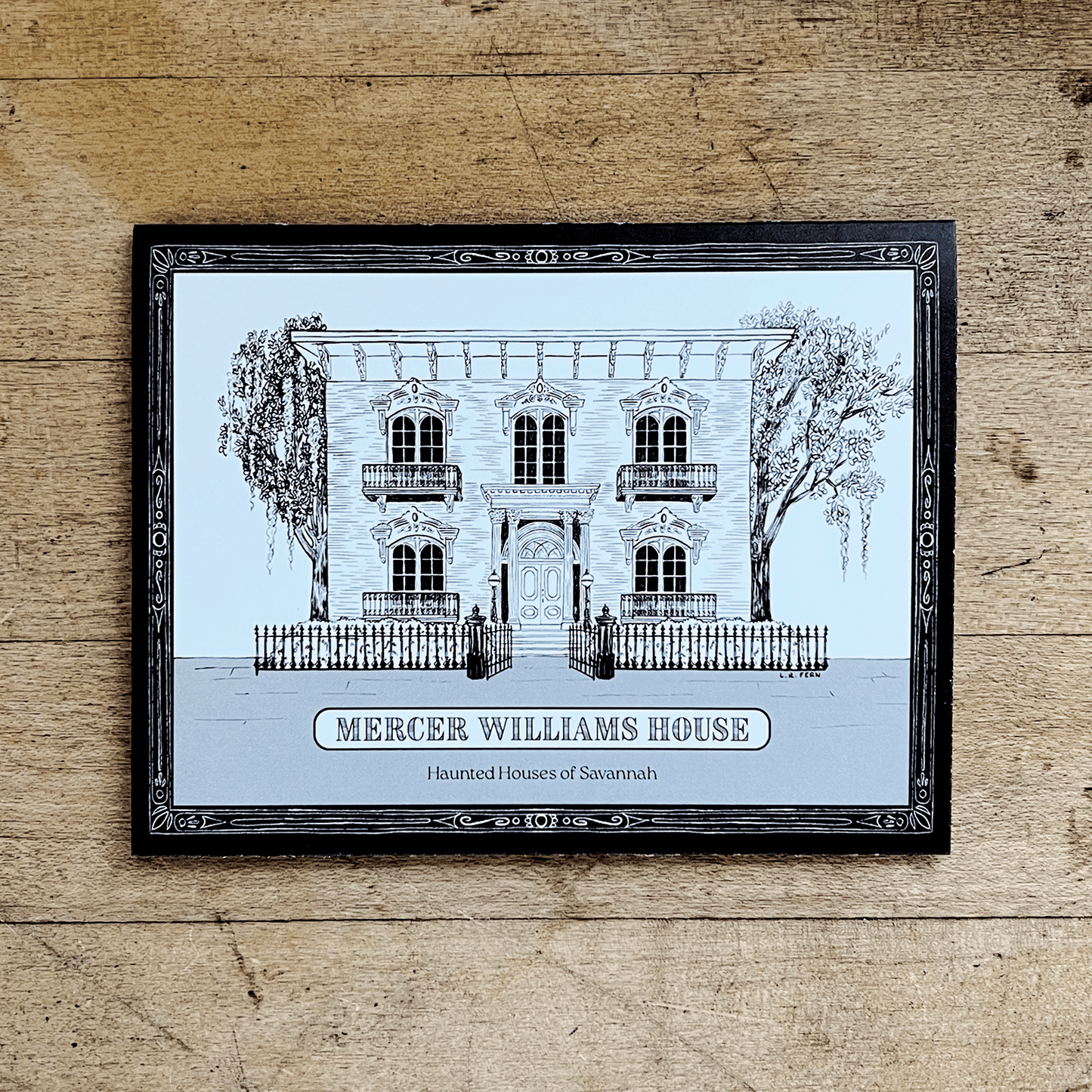 The Haunted Mercer Williams House Greeting Card