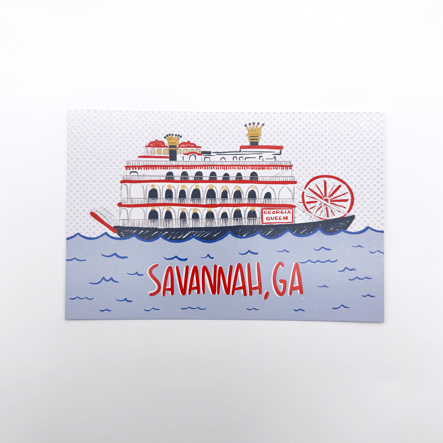 Savannah Riverboat Postcard
