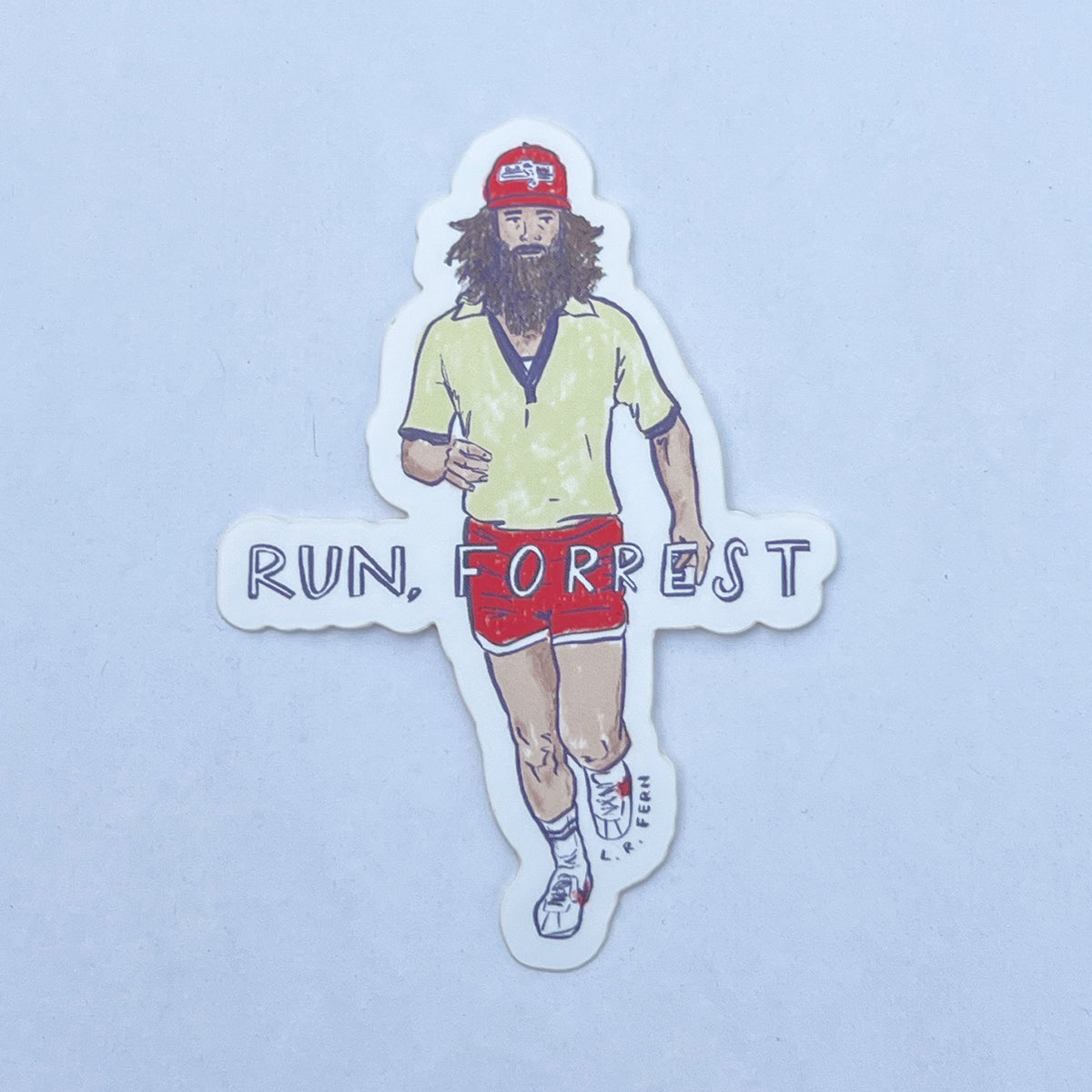 Run, Forrest! Gump Sticker