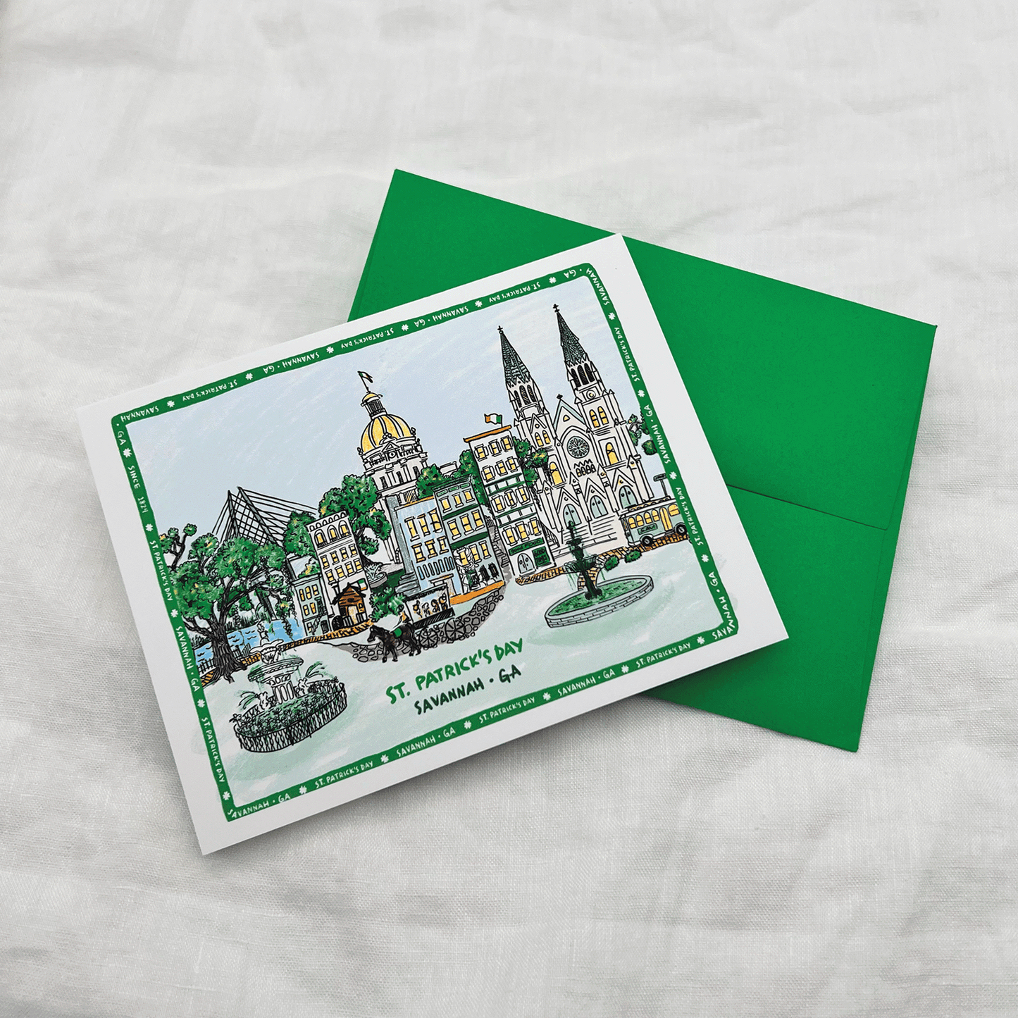 Savannah St. Patrick’s Day Greeting Card