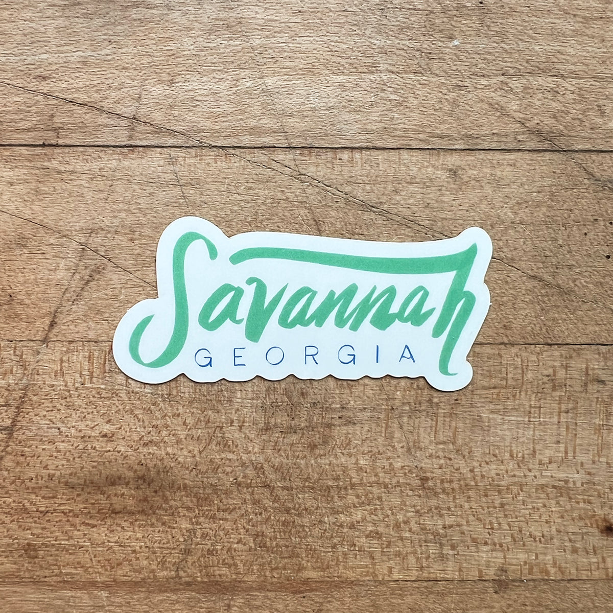 Savannah Script Sticker
