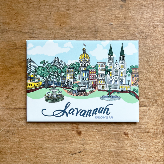 Savannah Skyline Magnet