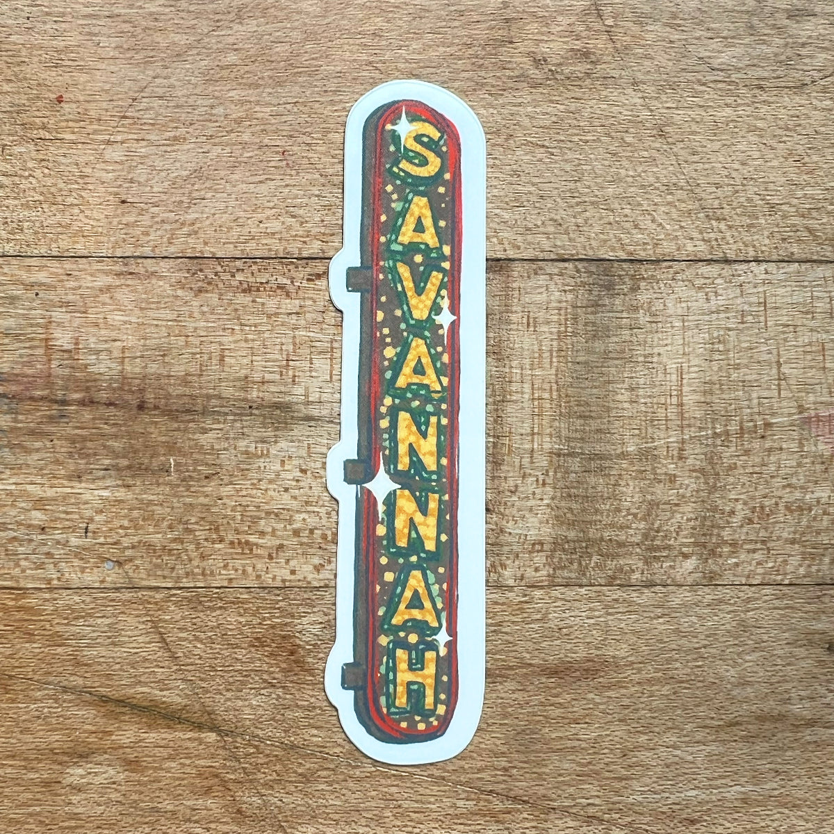 Savannah Theatre Sign Sticker