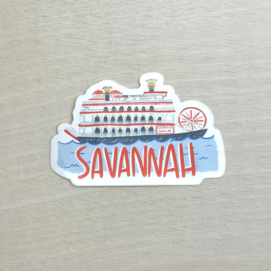 Riverboat Savannah Sticker