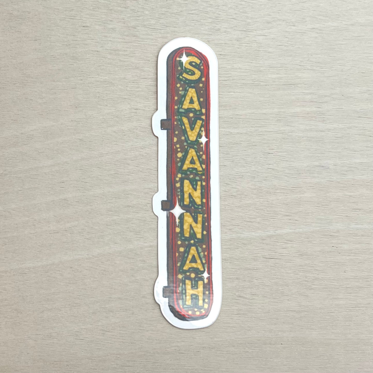 Savannah Theatre Sign Sticker