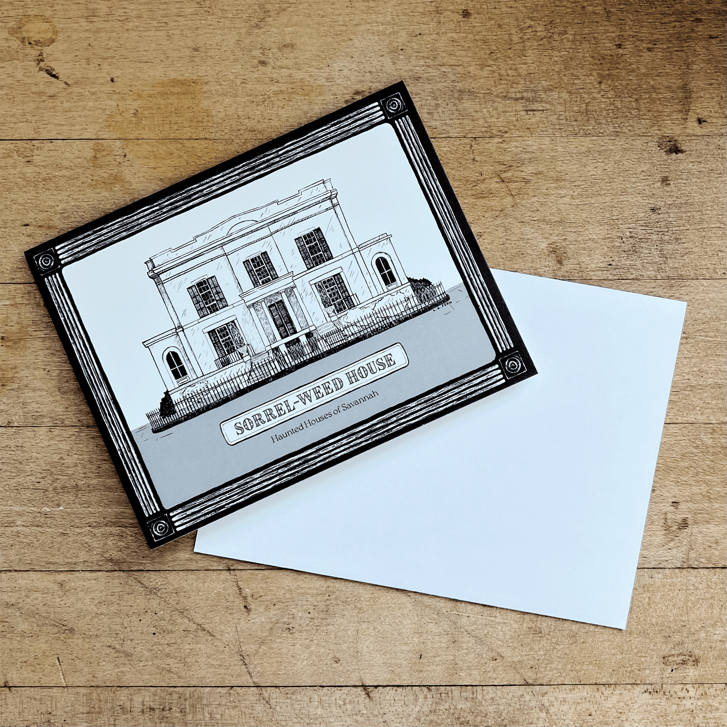 The Haunted Sorrel-Weed House Greeting Card