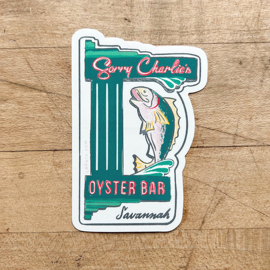 Sorry Charlie's Savannah Sticker