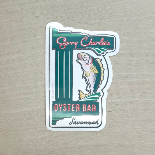 Sorry Charlie's Savannah Sticker