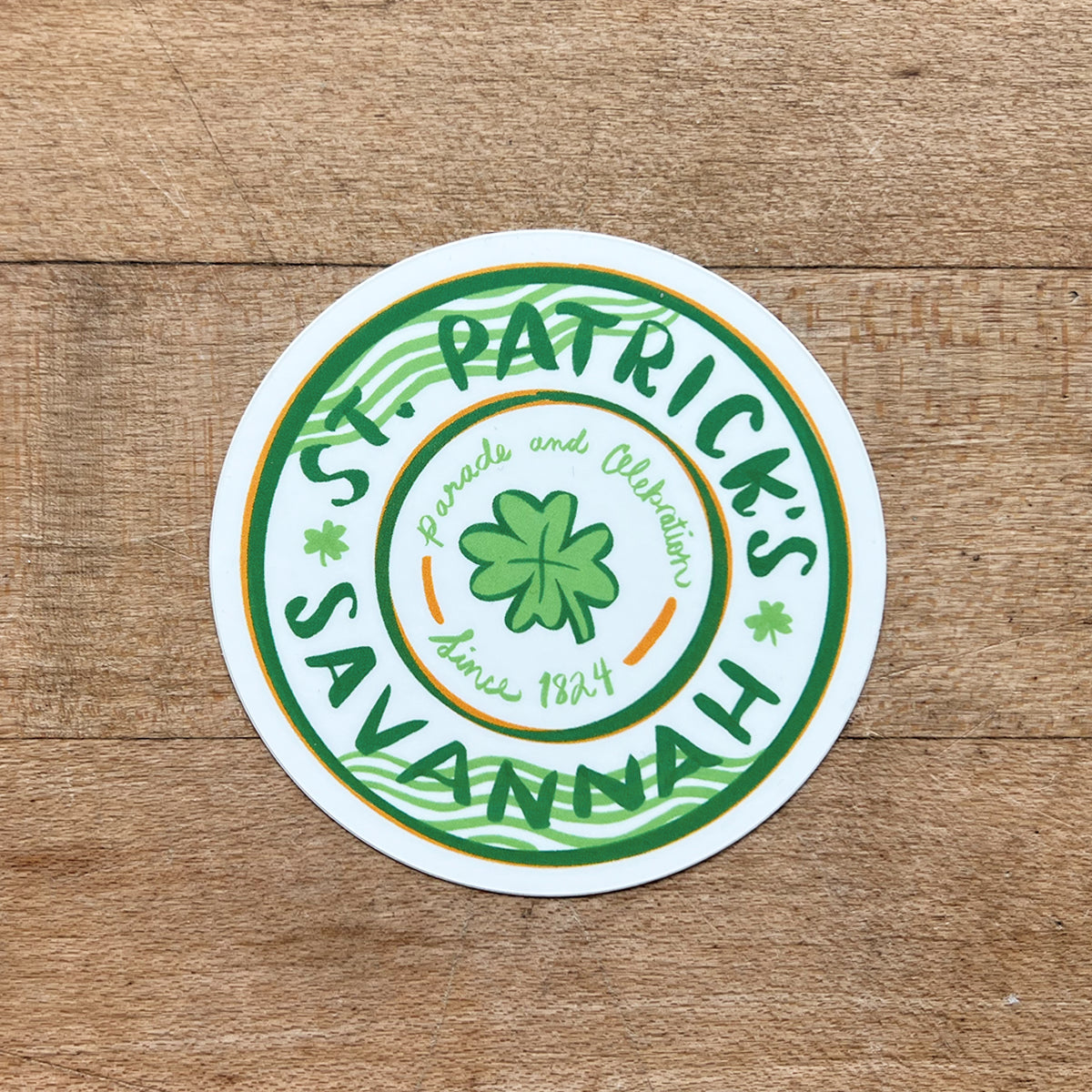 Savannah St. Patrick's Day Sticker