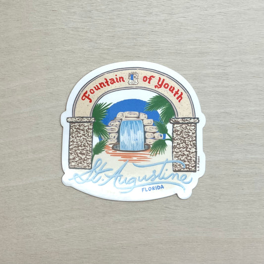 St. Augustine Fountain of Youth Sticker