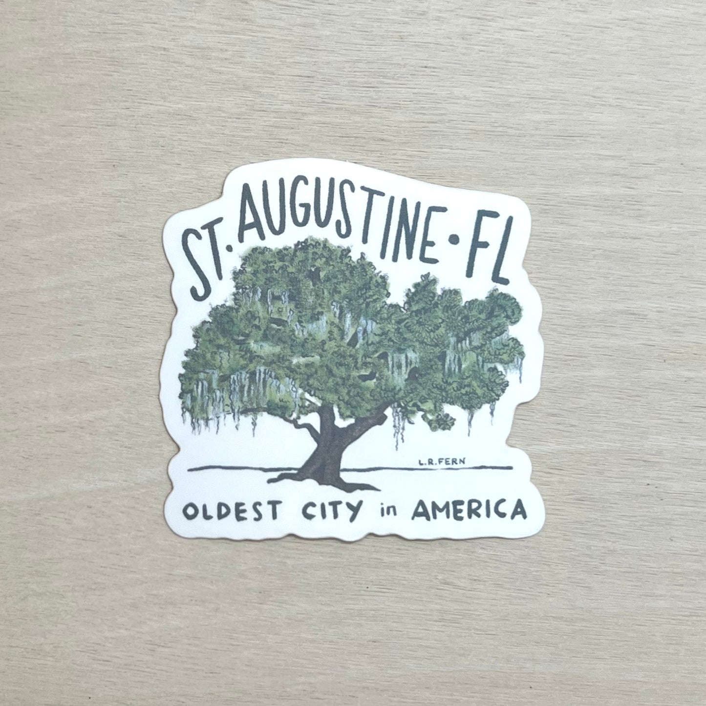 St. Augustine Live Oak Sticker