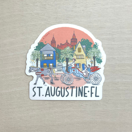 Downtown St. Augustine Sticker