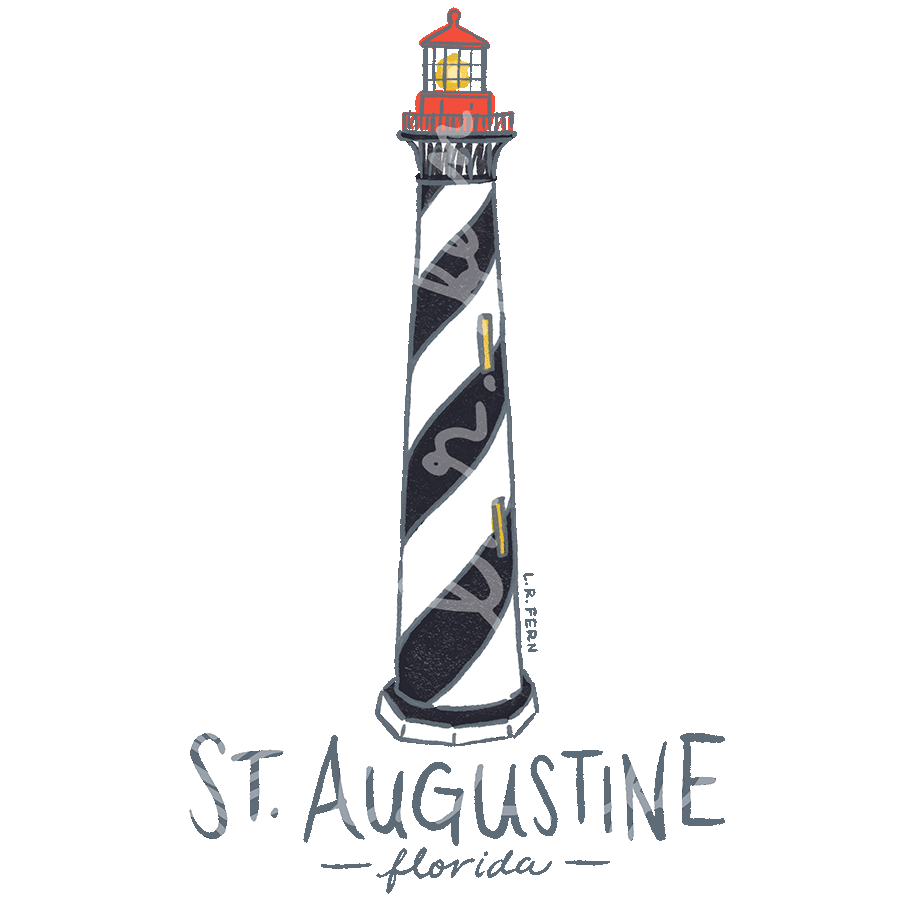 St. Augustine Lighthouse Sticker (PRE-ORDER)