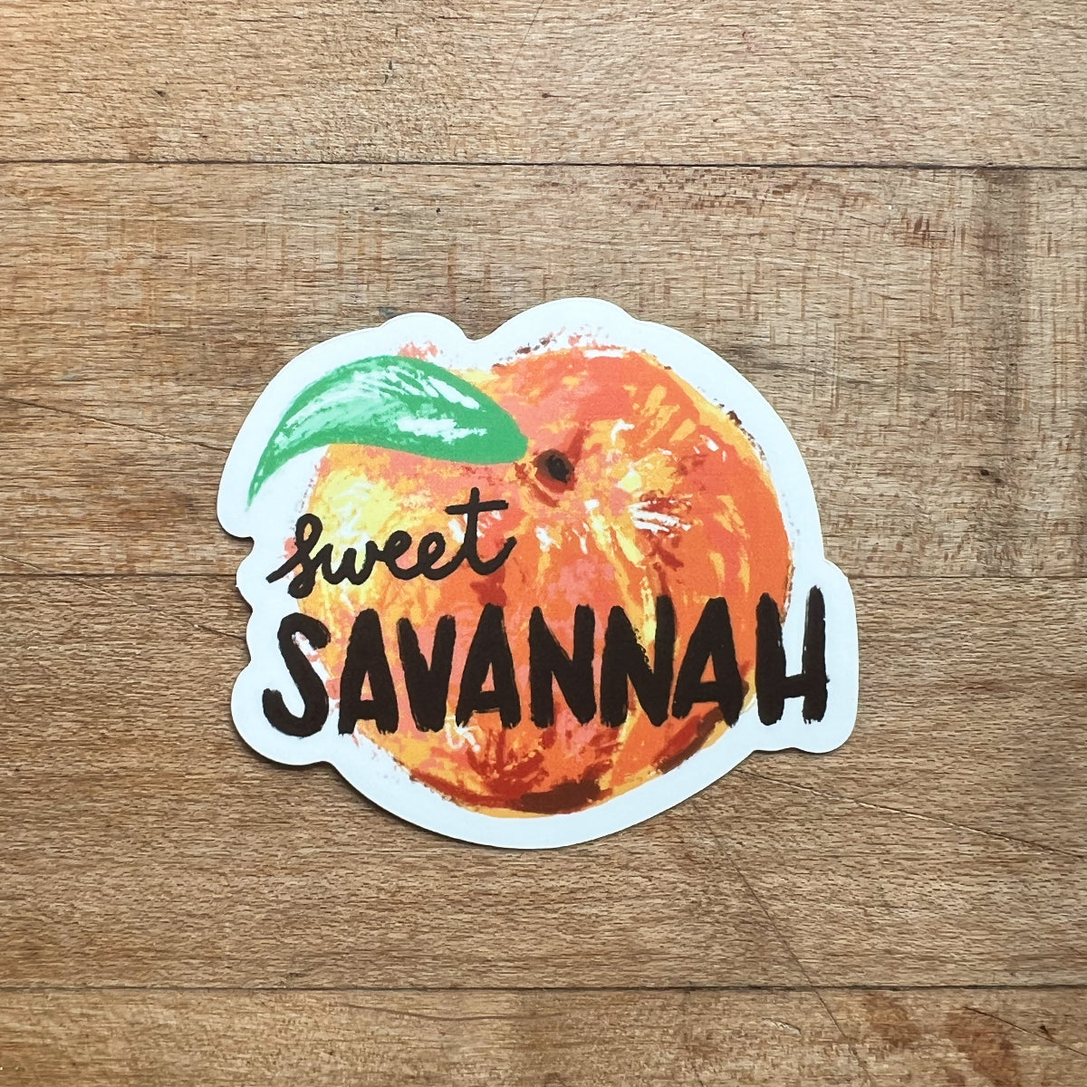 Sweet Savannah Peach Sticker